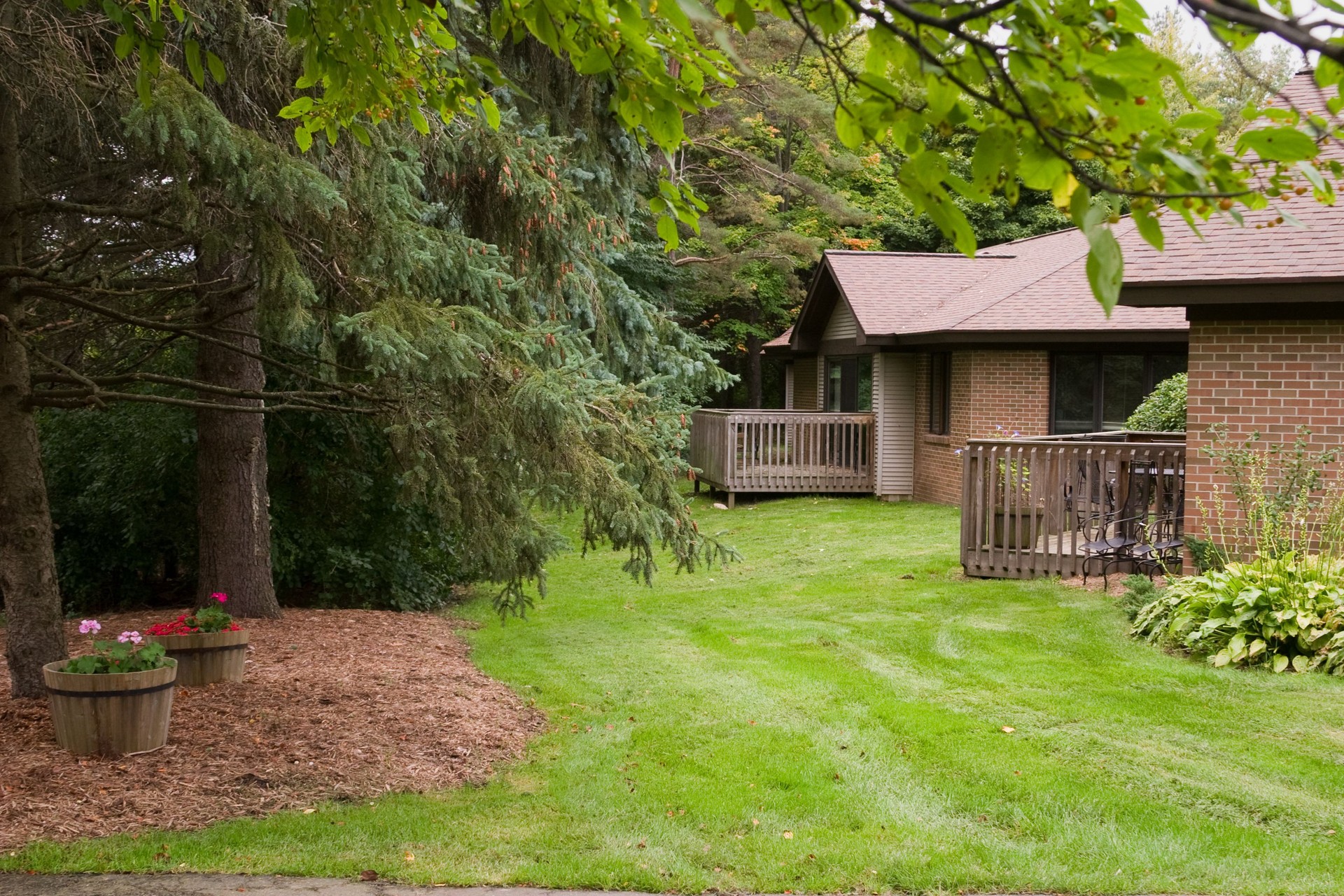 Landscaped Lawn